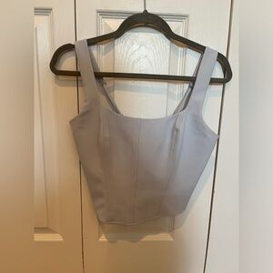 Blue Abercrombie Corset Top